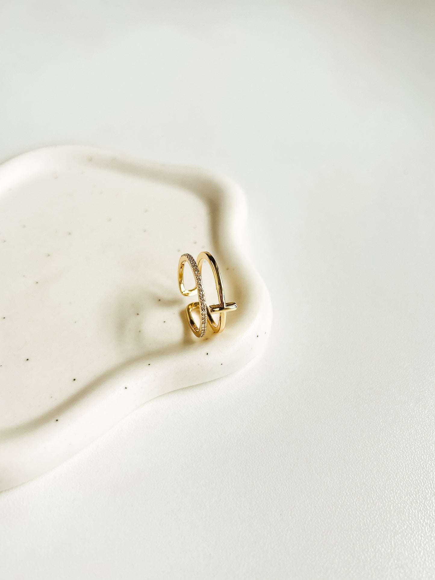 Cross Band Ring