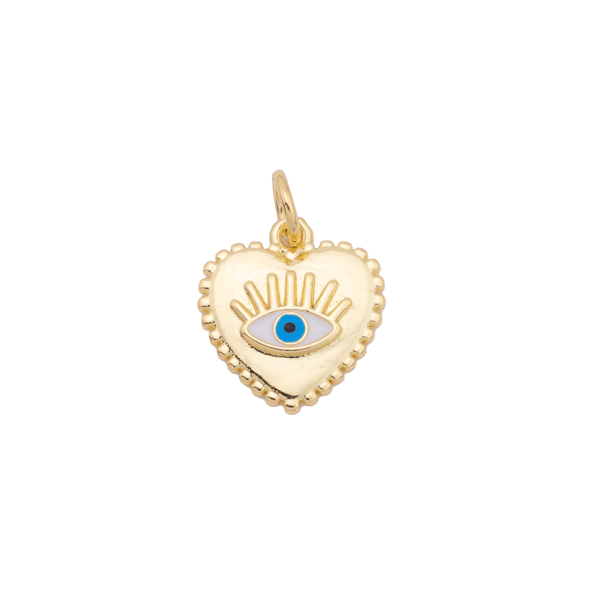 Heart Evil Eye Chrm