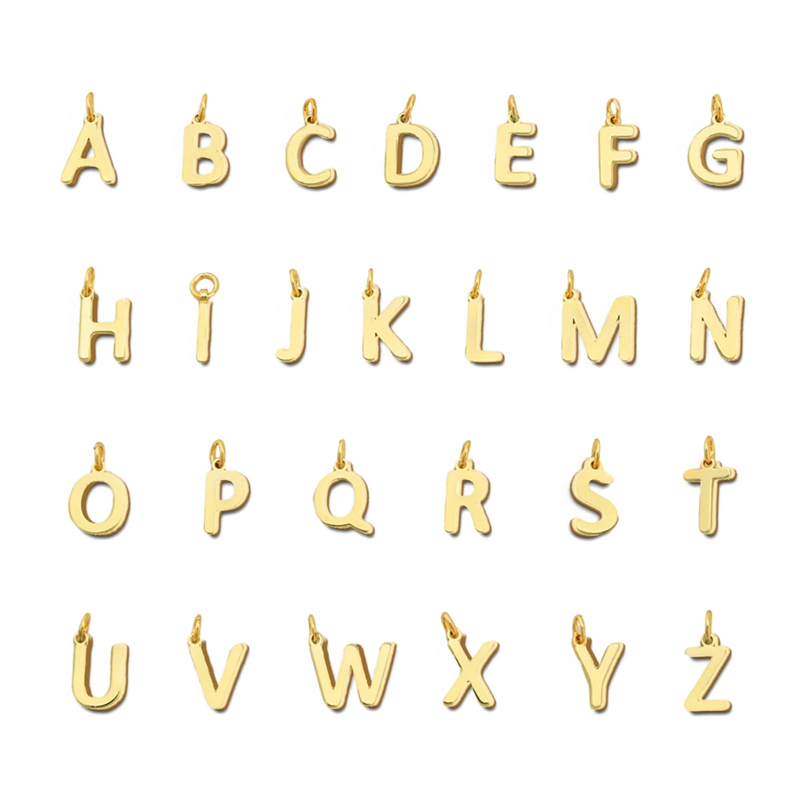 Gold Initial Charm