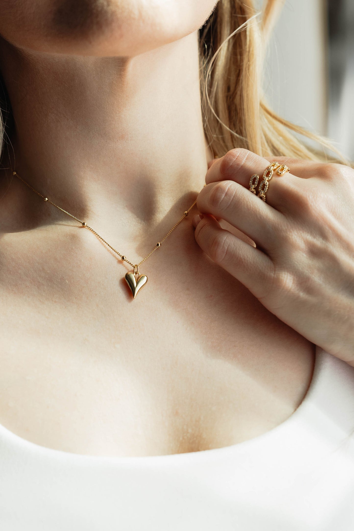 Bubble Heart Necklace