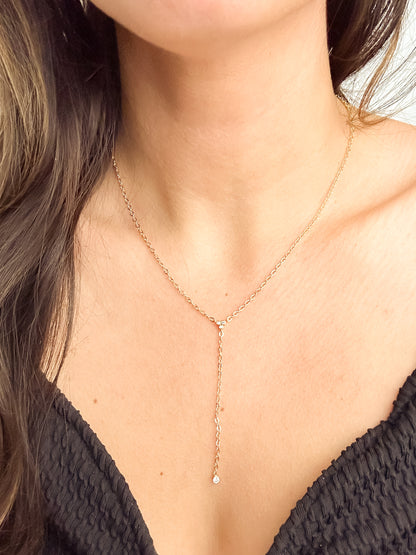 The Lyra Lariat Necklace