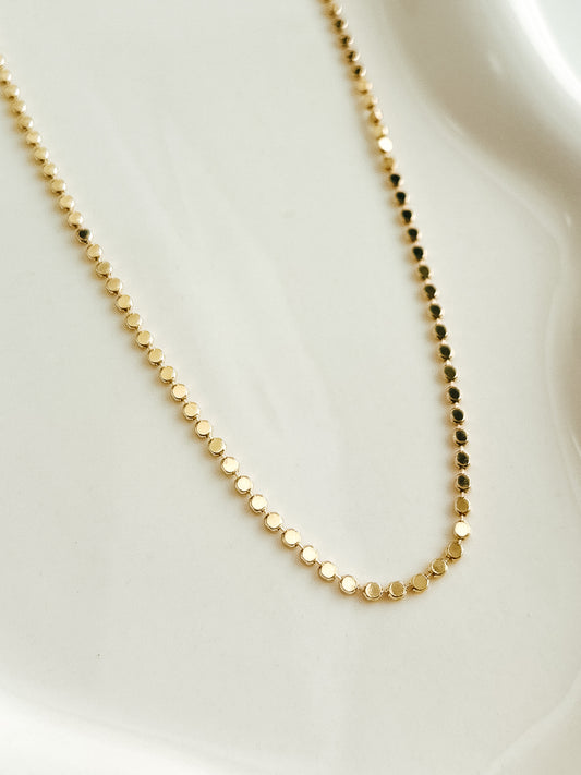Dotted Chain Layering Necklace