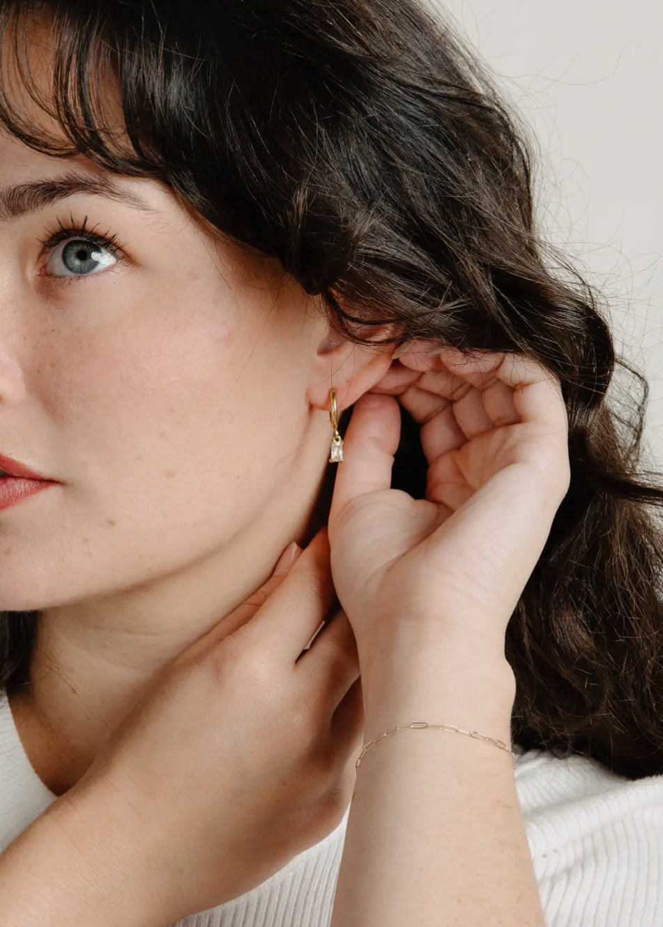 Falling For You Drop Hoops