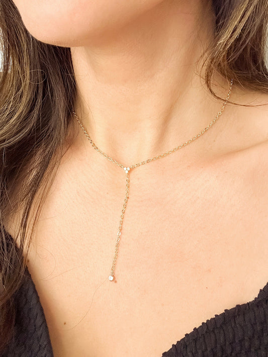 The Lyra Lariat Necklace