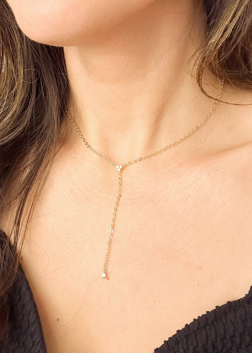 The Lyra Lariat Necklace