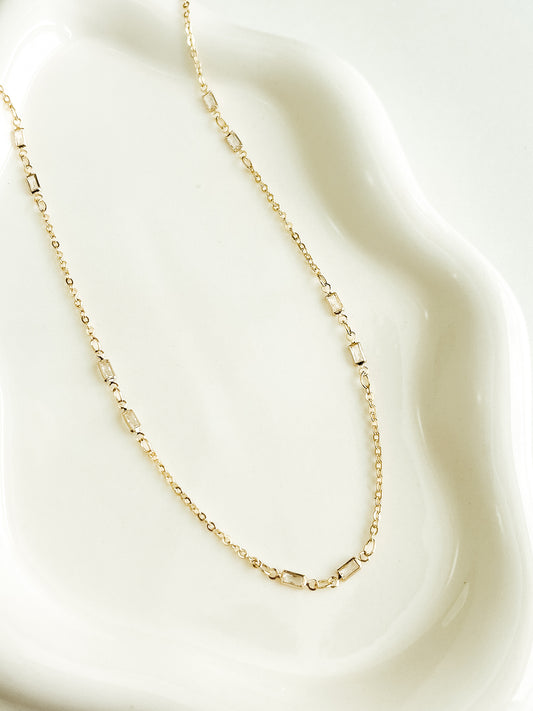 Dainty Stone Chocker Necklace