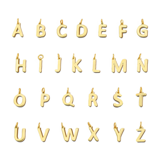 Gold Initial Charm