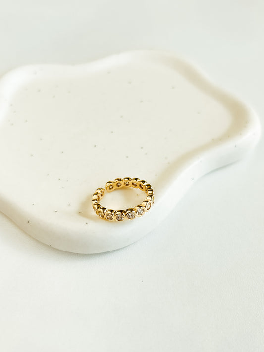 Round CZ Cubic Zirconia Ring