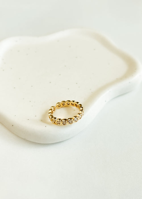 Round CZ Cubic Zirconia Ring