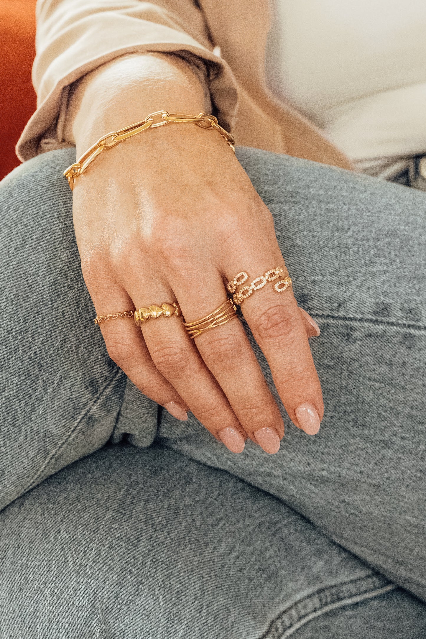 Triple Band Stackable Ring