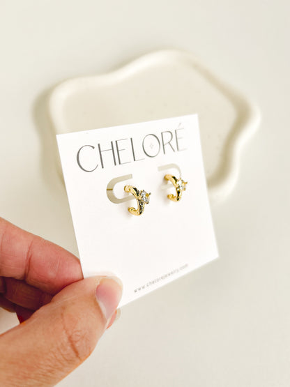 Chelsea Hoops - Elegant Half Circle Hoop