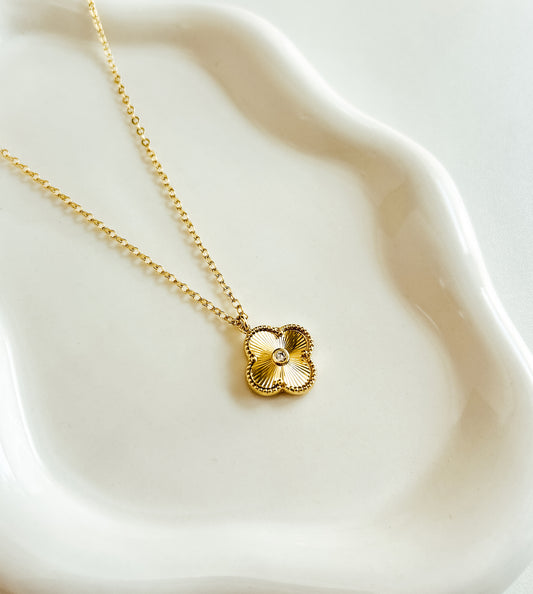 Clover Sunburst Necklace