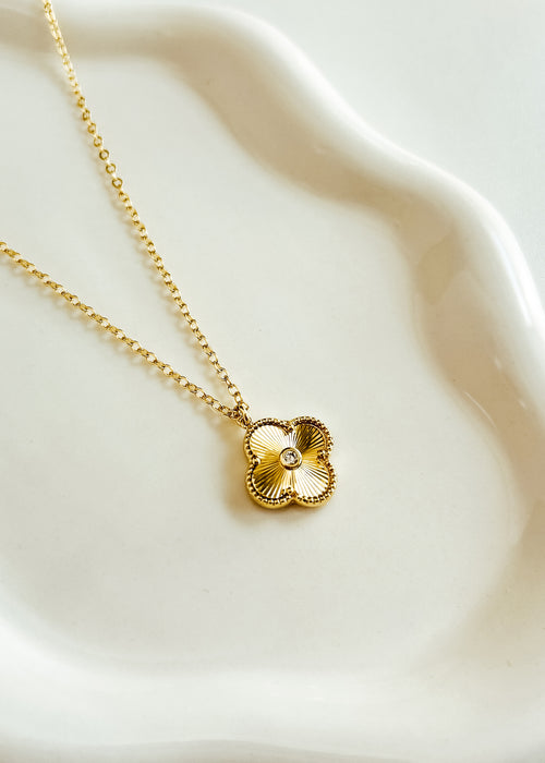 Clover Sunburst Necklace