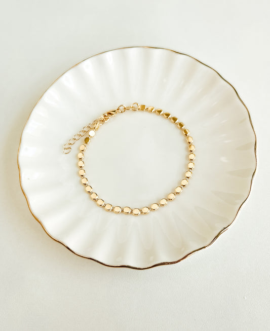 Flat Ball Disc Bracelet